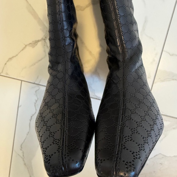 New STAUD WALLY BOOT BLACK PERFORATED LEATHER Sz. 37 - Picture 6 of 9